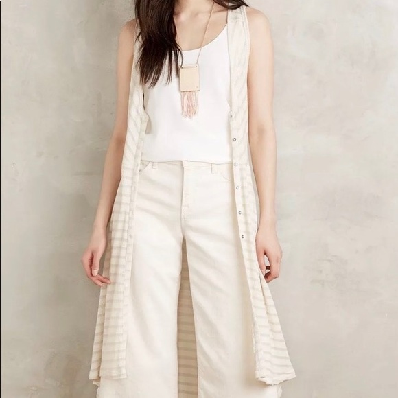 NWT Anthropologie Duster Tank Shirt Dress Size XL - Picture 3 of 6